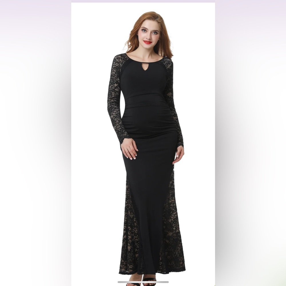 Kimi + Kai Maternity "Bella"‎ Mermaid Maxi Gown